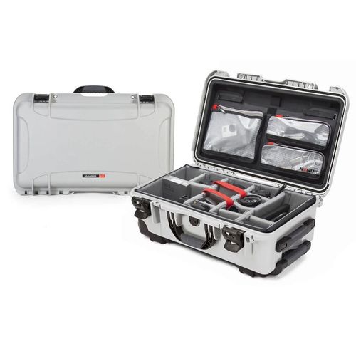 Nanuk Case w/lid org./divider  Silver - 935S-060SV-0A0