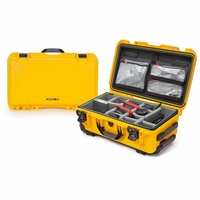 Nanuk Case w/lid org./divider  Yellow - 935S-060YL-0A0
