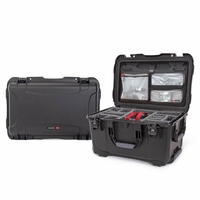 Nanuk Case w/lid org.  w/divider  Black - 938S-060BK-0A0