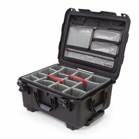 Nanuk Case w/lid org.  w/divider  Black - 950S-060BK-0A0
