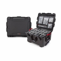 Nanuk Case w/lid org.  w/divider  Black - 960S-060BK-0A0