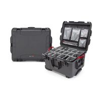 Nanuk Case w/lid org. - w/divider - Graphite-960S-060GP-0A0