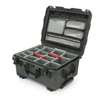 Nanuk Case w/lid org. - w/divider - Olive-950S-060OL-0A0