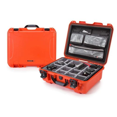 Nanuk Case w/lid org. - w/divider - Orange-930S-060OR-0A0