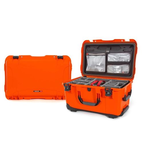 Nanuk Case w/lid org.  w/divider  Orange - 938S-060OR-0A0