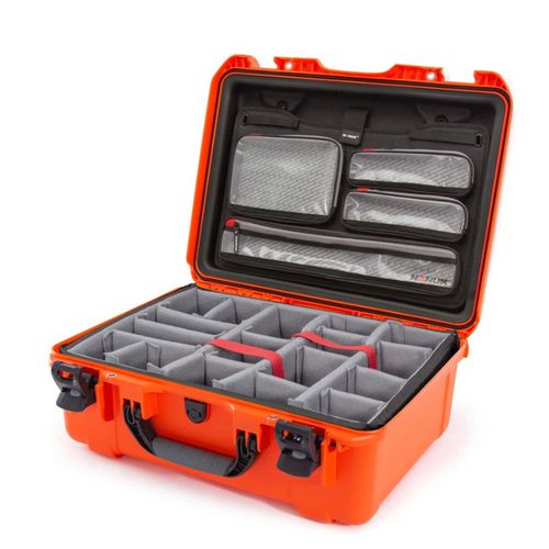 Nanuk Case w/lid org. - w/divider - Orange-940S-060OR-0A0