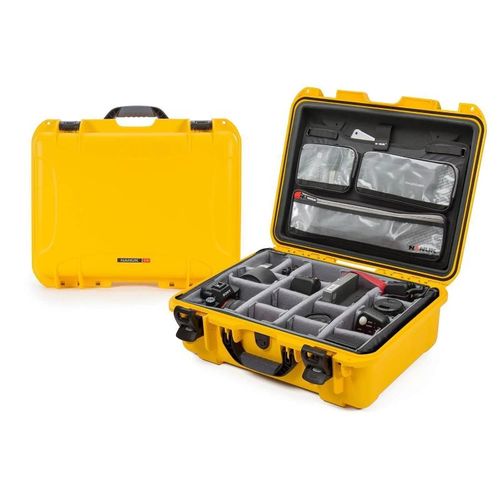 Nanuk Case w/lid org. - w/divider - Yellow-930S-060YL-0A0