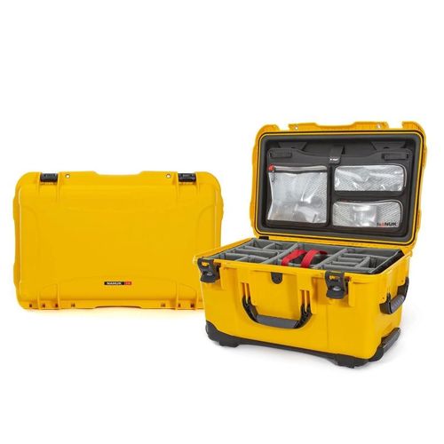 Nanuk Case w/lid org. - w/divider - Yellow-938S-060YL-0A0