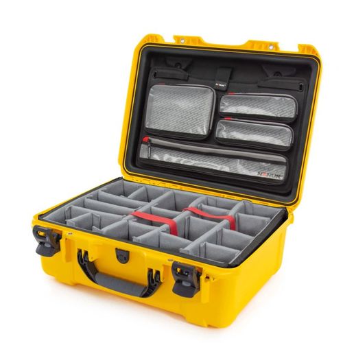 Nanuk Case w/lid org. - w/divider - Yellow-940S-060YL-0A0