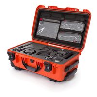 Nanuk Case w/lid org. - w/f for 2 bodies DSLR - Orange -935S-070OR-0A0-20060