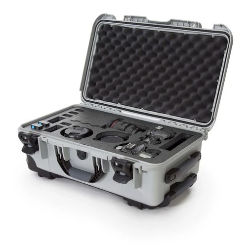 Nanuk Case w/lid org. - w/f for 2 bodies DSLR - Silver-935S-070SV-0A0-20060