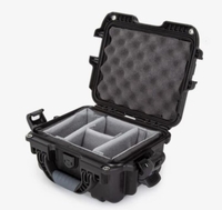 Nanuk Case w/padded divider - Black-905S-020BK-0A0