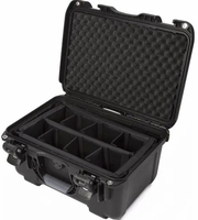 Nanuk Case w/padded divider - Black-918S-020BK-0A0