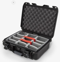 Nanuk Case w/padded divider - Black-920S-020BK-0A0