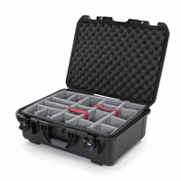 Nanuk Case w/padded divider - Black-940S-020BK-0A0