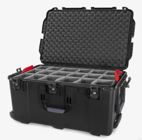 Nanuk Case 965 w/padded divider - Black - 965S-020BK-0A0