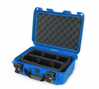Nanuk Case w/padded divider - Blue-915S-020BL-0A0