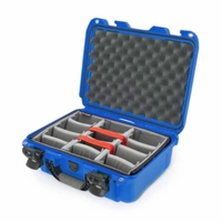 Nanuk Case w/padded divider - Blue-920S-020BL-0A0