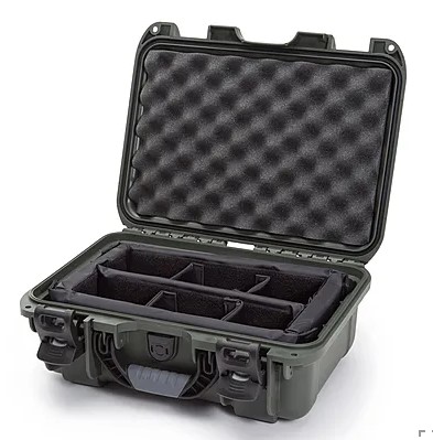 Nanuk Case w/padded divider - Olive-915S-020OL-0A0