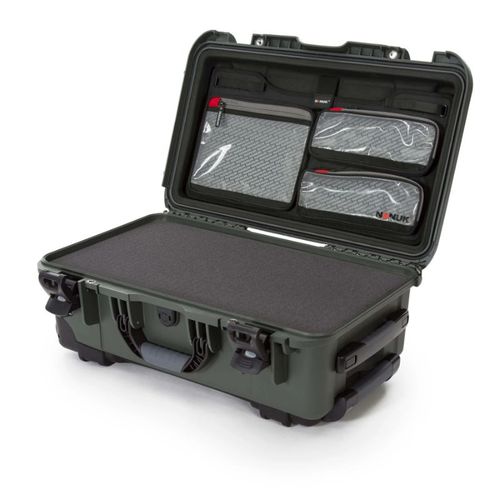 Nanuk Case w/padded divider  Olive - 935S-020OL-0A0