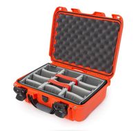 Nanuk Case w/padded divider - Orange-920S-020OR-0A0