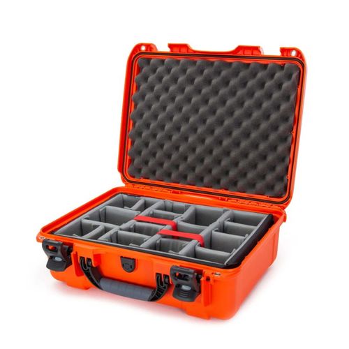 Nanuk Case w/padded divider - Orange-930S-020OR-0A0