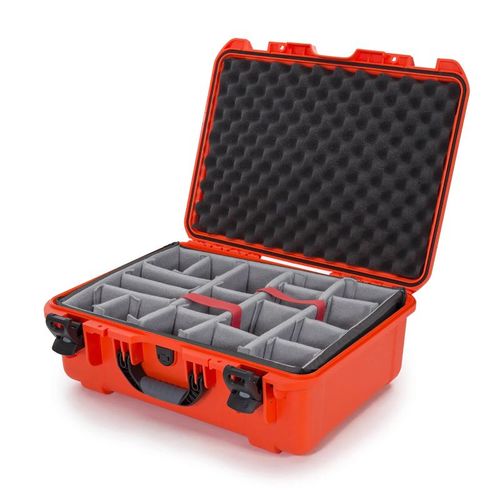 Nanuk Case w/padded divider - Orange-940S-020OR-0A0