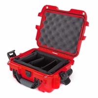 Nanuk Case w/padded divider - Red-905S-020RD-0A0