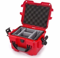 Nanuk Case w/padded divider - Red-908S-020RD-0A0