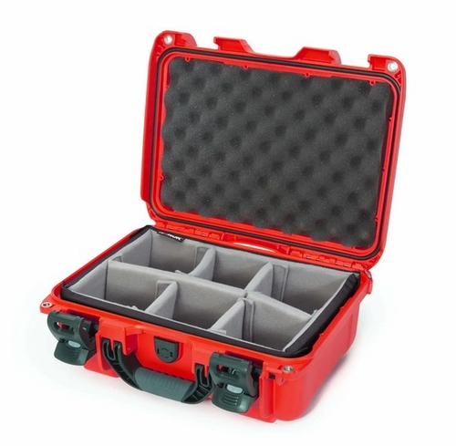 Nanuk Case w/padded divider - Red-915S-020RD-0A0