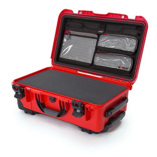 Nanuk Case w/padded divider - Red-935S-020RD-0A0