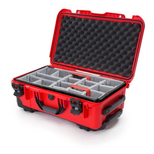 Nanuk Case w/padded divider - Red-935S-020RD-0A0