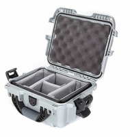 Nanuk Case w/padded divider - Silver-905S-020SV-0A0