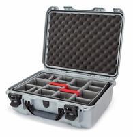 Nanuk Case w/padded divider - Silver-930S-020SV-0A0