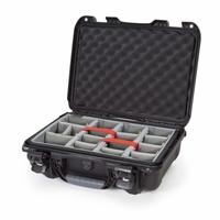 Nanuk Case w/padded divider (TSA Latches) - Black-923S-021BK-0A0