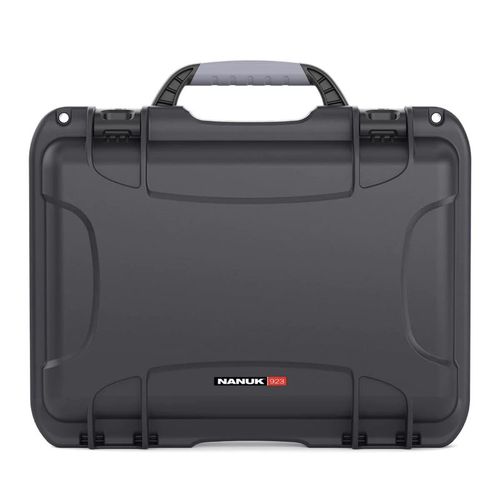 Nanuk Case w/padded divider (TSA Latches) - Graphite-923S-021GP-0A0