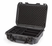Nanuk Case w/padded divider (TSA Latches) - Graphite-923S-021GP-0A0