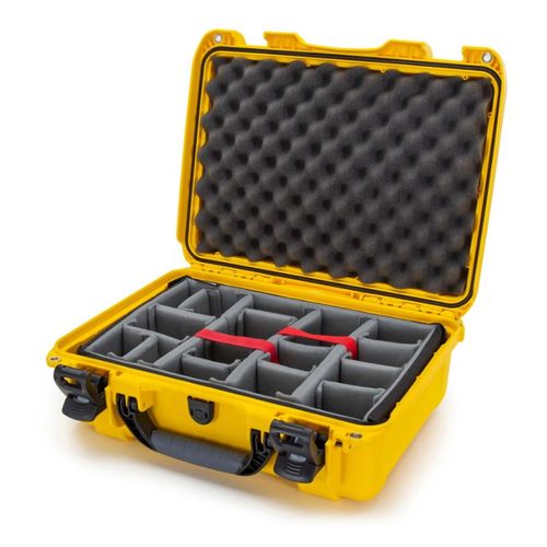 Nanuk Case w/padded divider - Yellow-925S-020YL-0A0