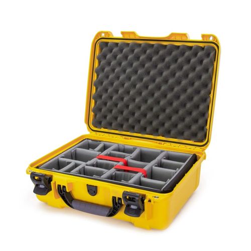 Nanuk Case w/padded divider - Yellow-930S-020YL-0A0