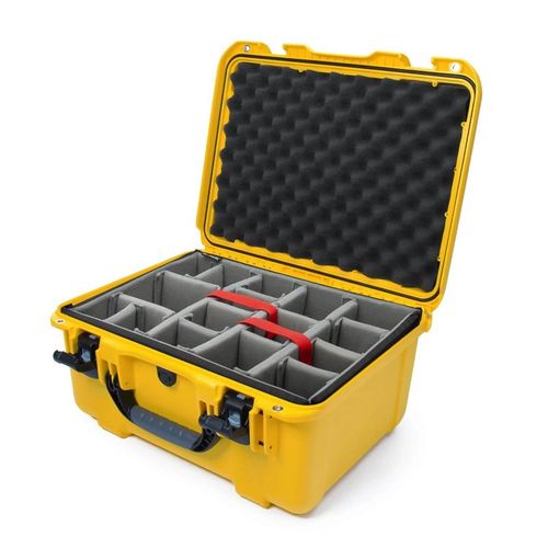 Nanuk Case w/padded divider - Yellow-933S-020YL-0A0