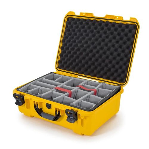 Nanuk Case w/padded divider - Yellow-940S-020YL-0A0
