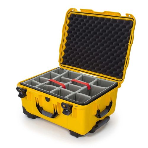 Nanuk Case w/padded divider - Yellow-950S-020YL-0A0