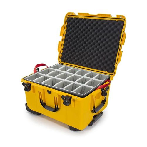 Nanuk Case w/padded divider - Yellow-960S-020YL-0A0