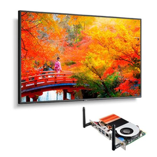 NEC 49" Wide Color Gamut Ultra High Definition Professional Display with Built-In Intel PC - MA491-PC5