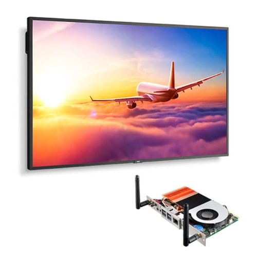 NEC 49" Wide Color Gamut Ultra High Definition Professional Display with Built-In Intel PC - P495-PC5