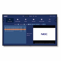 NEC 4K UHD Display with integrated SoC MediaPlayer w/ CMS platform - V984Q-MPI