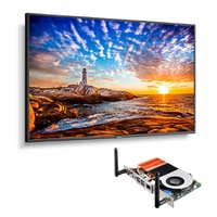 NEC 55" Wide Color Gamut Ultra High Definition Professional Display with Built-In Intel PC - P555-PC5