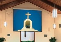 Non-Tensioned Wall Mounted Electric Screen - Hard Wired