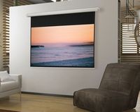 Non -Tensioned Wall Mounted Electrical Plug In Screen