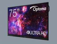 Optoma 75" Interactive 4K UHD flat panel